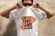 Just For Fun T-Shirt Design, an Object Illustration by Ahluva Studio (Thumbnail 4 of 6)