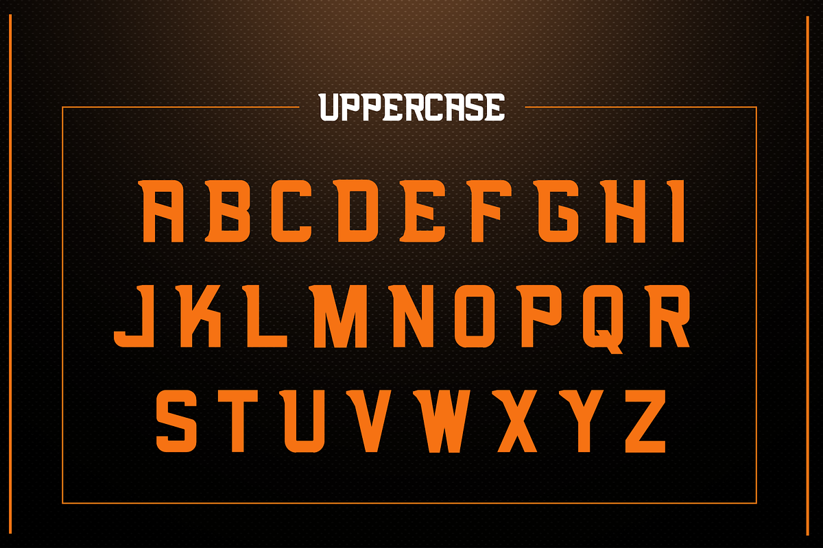 NFC ONRUSH DISPLAY FONT preview 5