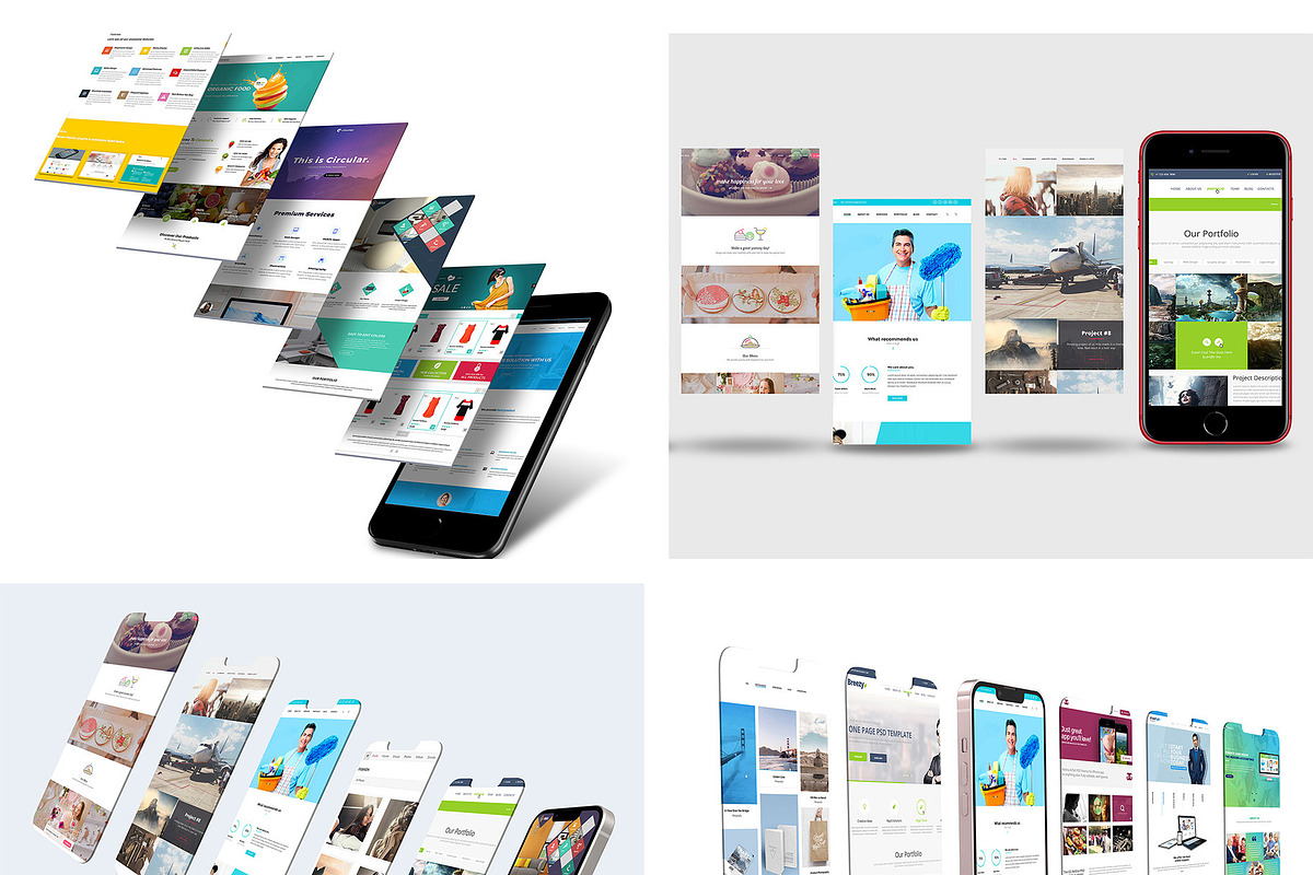 ALL 3D iPHONE MOCK-UP BUNDLE VOL-I4, an iPhone Mockup by Graphicsworld125 (Photo 5 of 20)