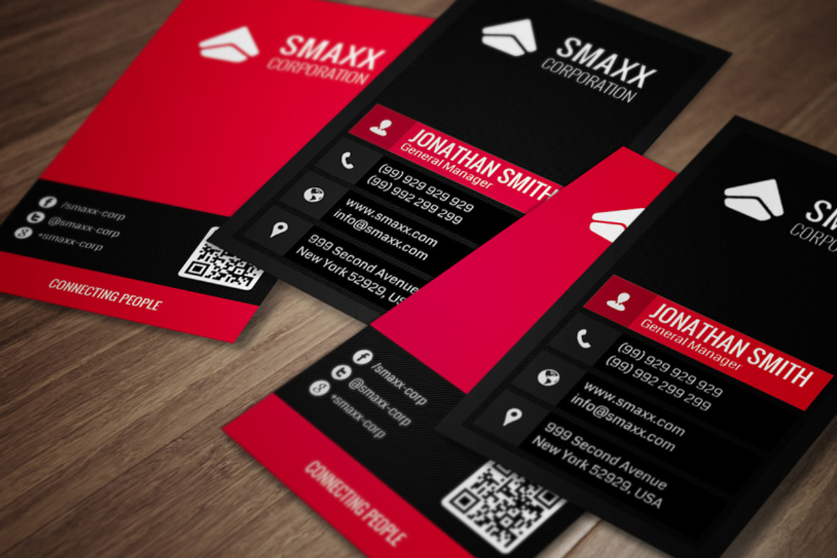 Modern Corporate Business Card CM006, a Business Card Template by annozio (Photo 1 of 4)