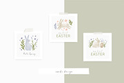 Happy Easter! Watercolor spring set, an Animal Illustration by Cute And Wild (Thumbnail 5 of 8)