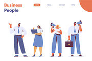 Business people vector bundle, a Person Illustration by Vector_Art (Thumbnail 17 of 18)