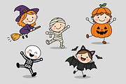 Halloween Characters Collection, a Seasonal Illustration by Artpon Illustration (Thumbnail 2 of 3)