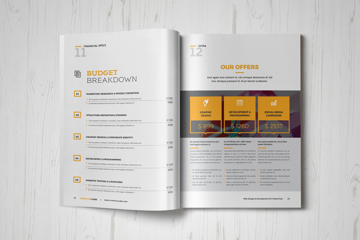 Proposal, a Brochure Template by Sabin (Photo 14 of 16)