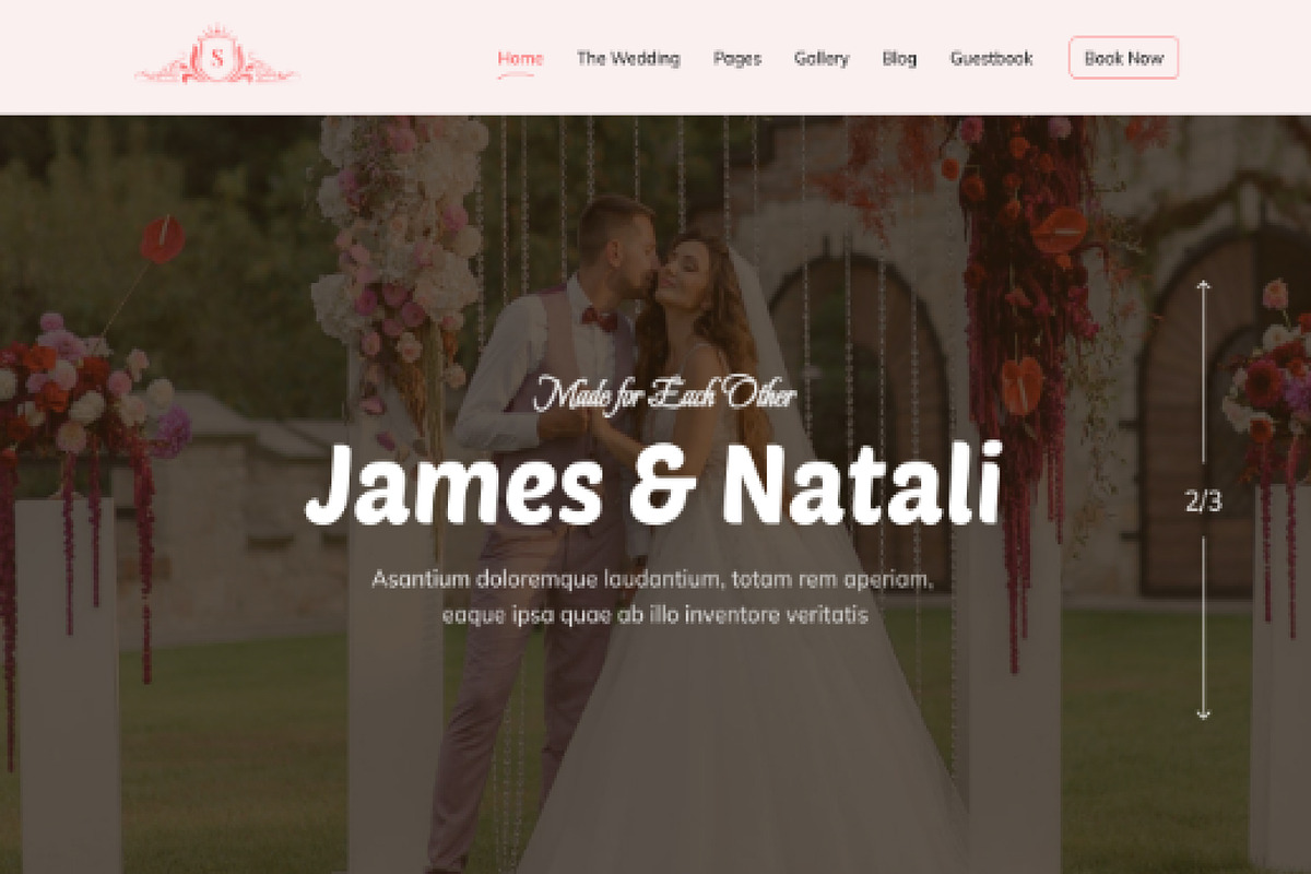 Wedding And Couple Landing Page, a Landing Page Template by skshihabulislam (Photo 3 of 4)