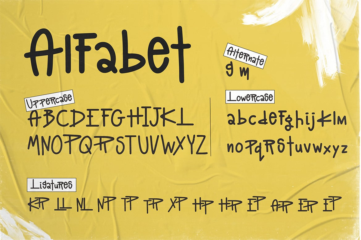 Futura - Handwritten Urban Font, a Sans Serif Font by Luna Shop (Photo 2 of 5)