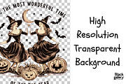 Vintage Halloween Witch PNG, a Graphic by Clipart Bloom (Thumbnail 2 of 6)