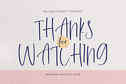 Vallimah - Organic Script Font, a Script Font by Bartama Graphic (Thumbnail 11 of 11)