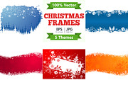 Christmas and New Year Frames, a Decorative Illustration by TAlex (Thumbnail 1 of 6)