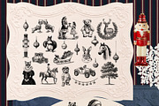 Christmas Collage & illustrations, an Object Graphic by Pamyatka Shop (Thumbnail 7 of 15)