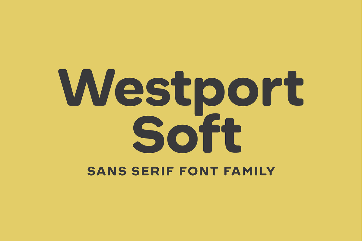 Westport Soft — Geometric Sans Font, a Sans Serif Font by Inlay Studio (Photo 1 of 5)