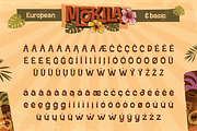 Mokila - Hawaiian Display Typeface, a Sans Serif Font by Burntilldead (Thumbnail 11 of 12)