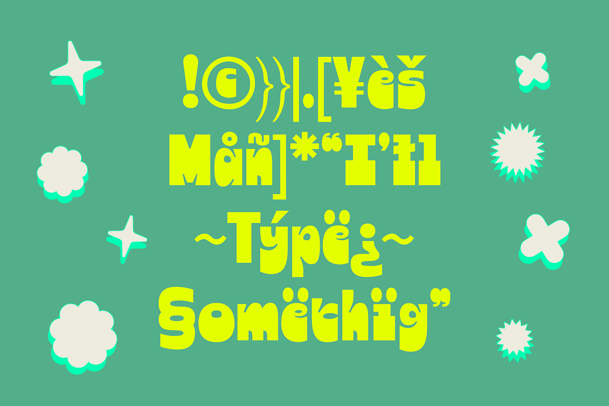 Oui Marion Bold & Bouncy Font, a Sans Serif Font by Oui Studio (Photo 4 of 10)