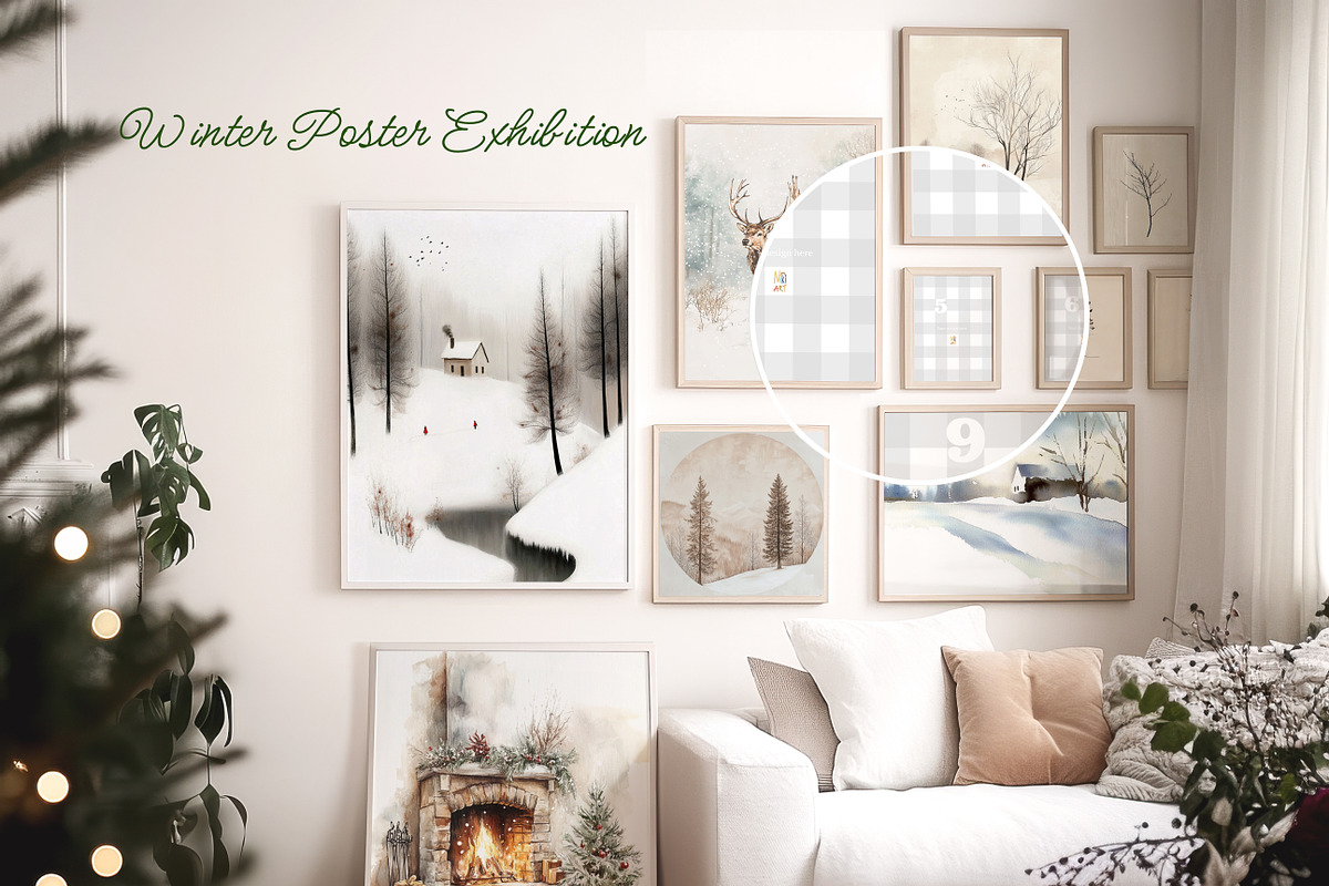 Winter Time Frame Mockup, a Household Mockup by NikiArts (Photo 14 of 17)