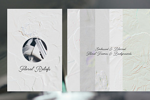 Embossed & Blurred Textures & Frames, a Background Graphic by PaperJamLab