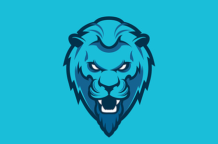 Lion head logotype
