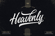 Heavenly Script, a Script Font by NUGS (Thumbnail 1 of 10)