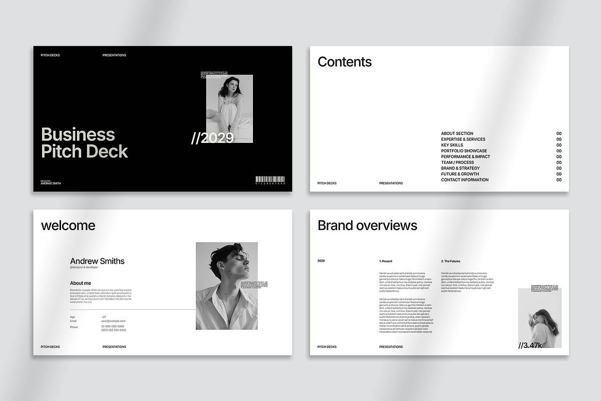 Business Pitch Deck Presentation, a Presentation Template by Oriofix (Photo 6 of 12)