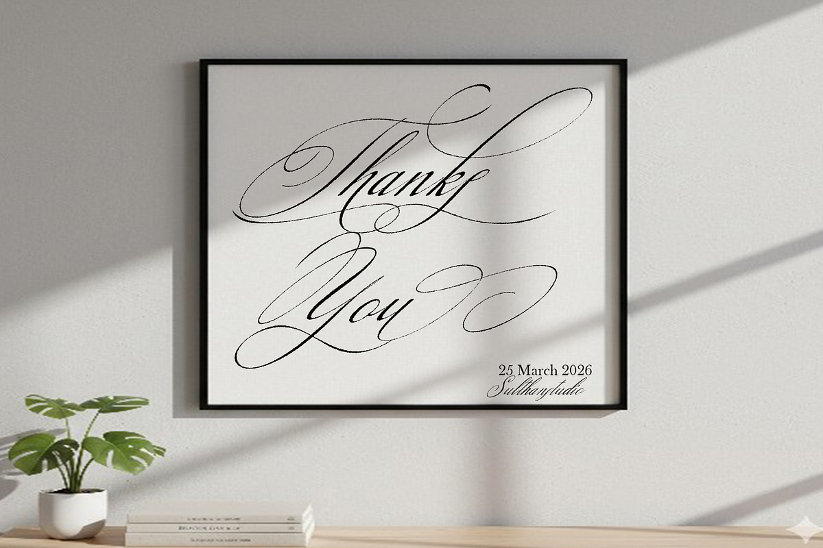 Lamborgini, a Handwritten Font by Sulthan Studio (Photo 3 of 7)