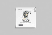 Square Flyer Mockup, an Advertising Mockup by xavier_studio (Thumbnail 2 of 5)