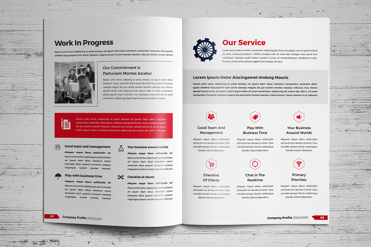 Company Profile Template V9, a Brochure Template by JanySultana (Photo 5 of 14)