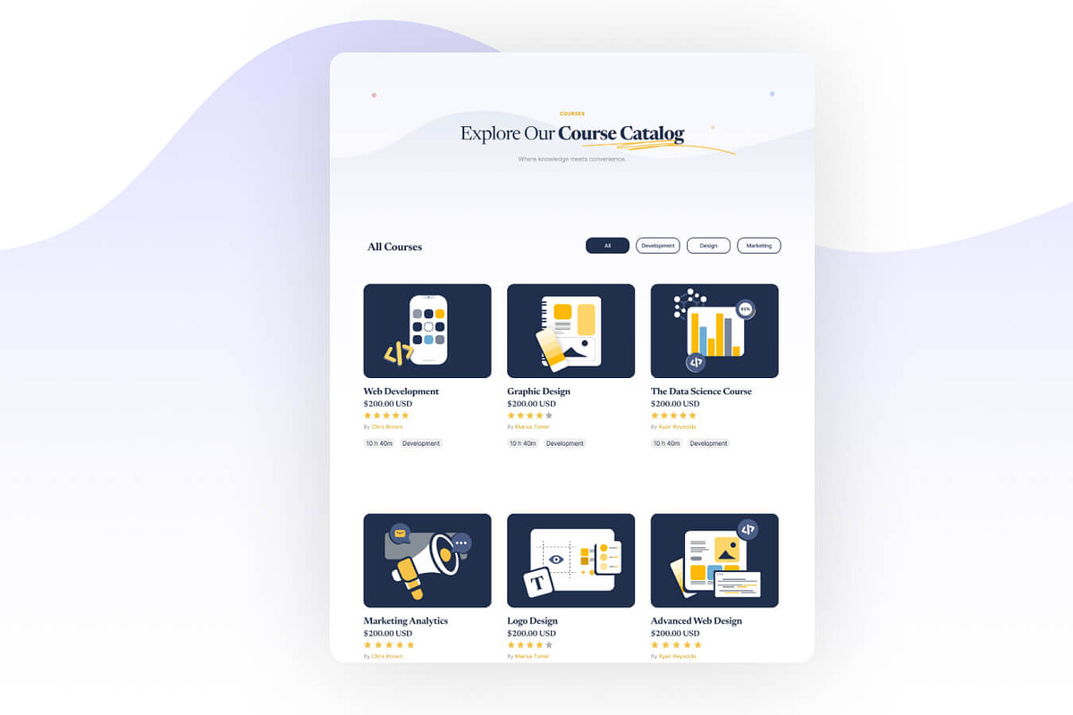 LearnMingle - E-learning Template, an UI Kit Template by EGO Creative Innovations (Photo 3 of 5)