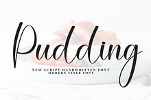 Pudding | Script Font