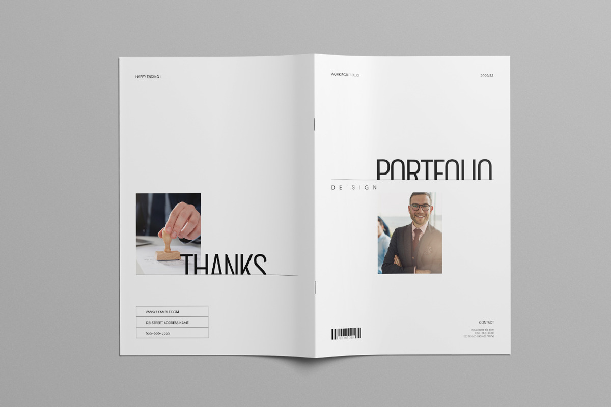 Design Portfolio Canva Template, a Brochure Template by Pixelpick (Photo 9 of 9)