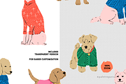 Dogs in Sweaters Seamless Patterns, a Pattern Graphic by Palette Pursuit (Thumbnail 8 of 14)