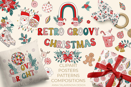 Retro Groovy Christmas