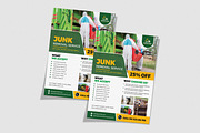 Junk Removal Services Flyer Template, a Flyer Template by Designscozy (Thumbnail 2 of 5)