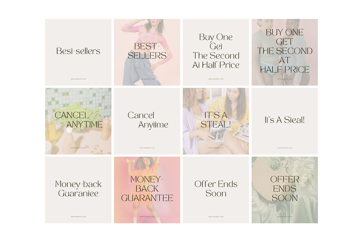 Instagram Sales Phrase Templates, a Social Media Template by Keikoya (Photo 11 of 14)