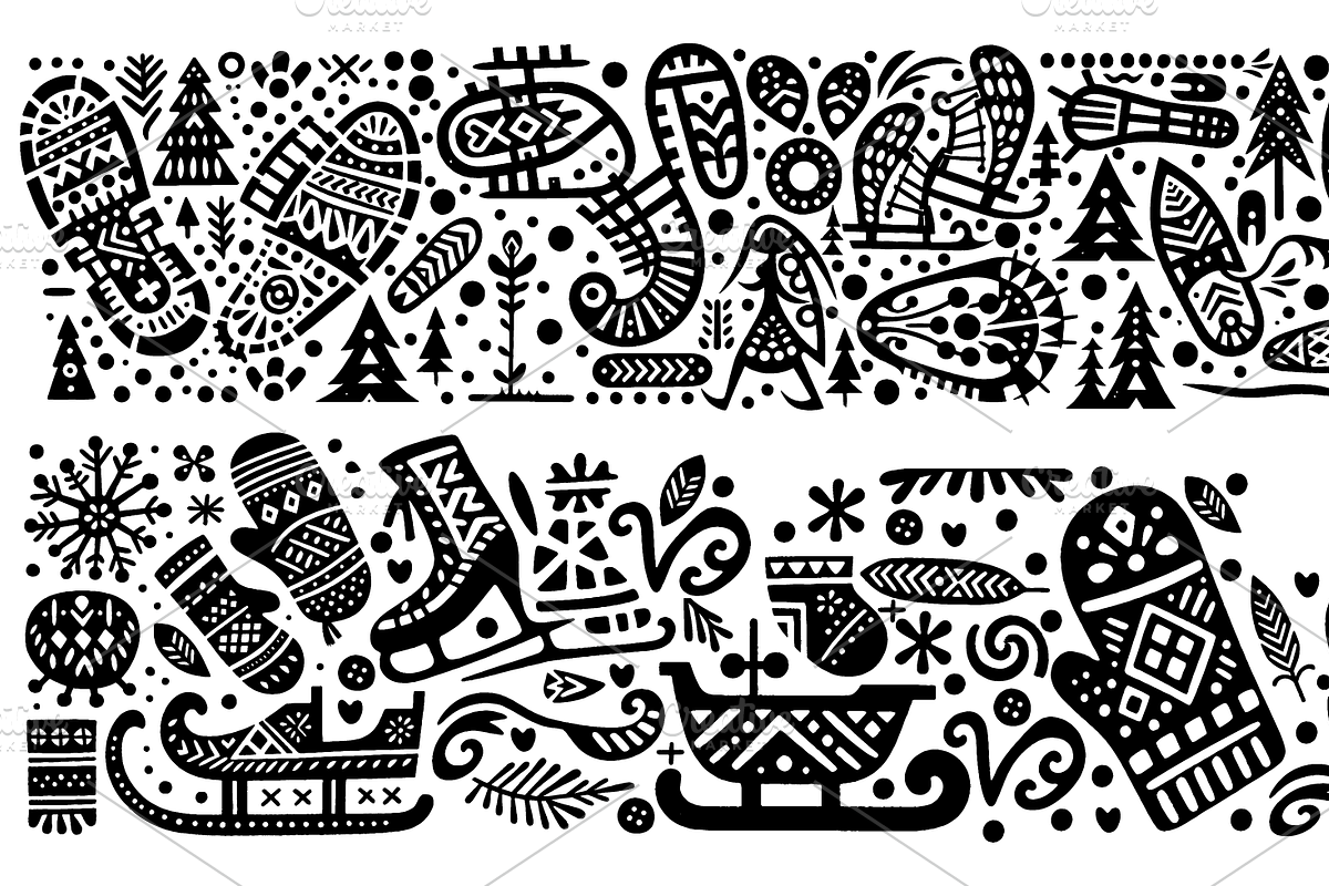 Vintage Livestock Folk Art, a Decorative Illustration by devastd (Photo 6 of 28)
