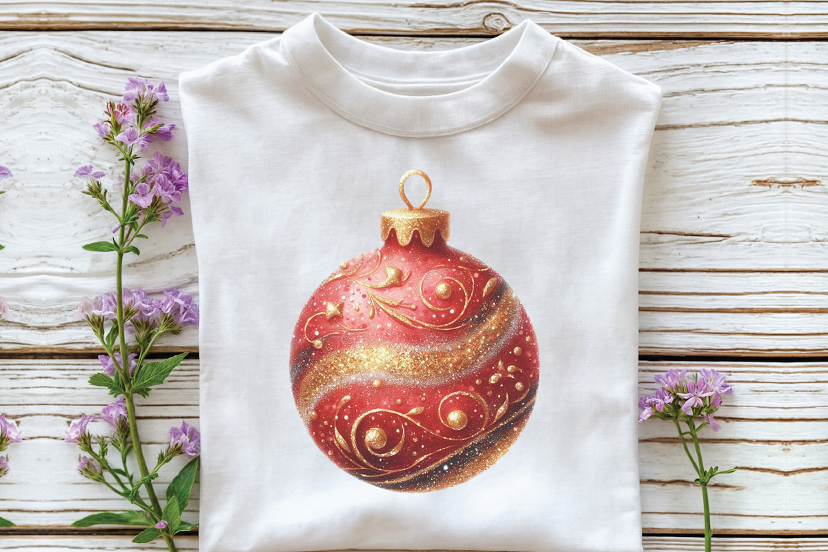 Glitter Christmas Elements Sublimati, an Illustration by CraftArtStudio (Photo 5 of 6)