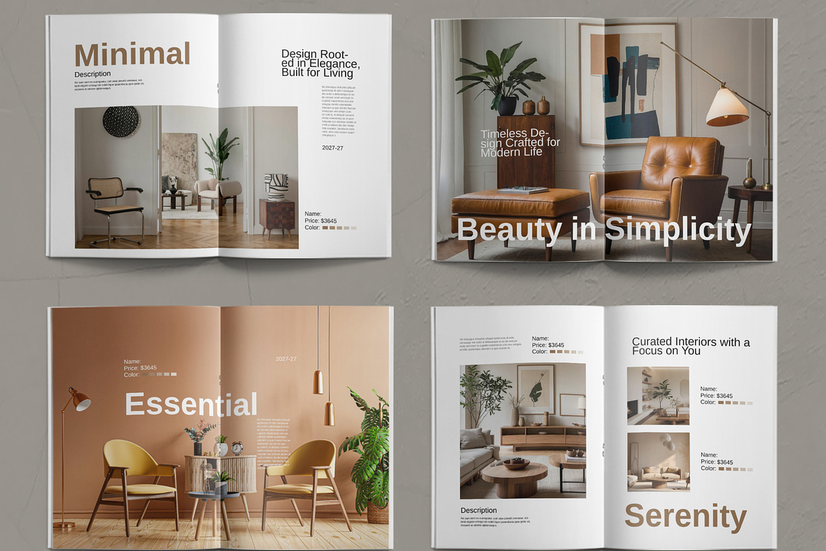 Interior Portfolio Design, a Brochure Template by ContestDesign (Photo 3 of 3)
