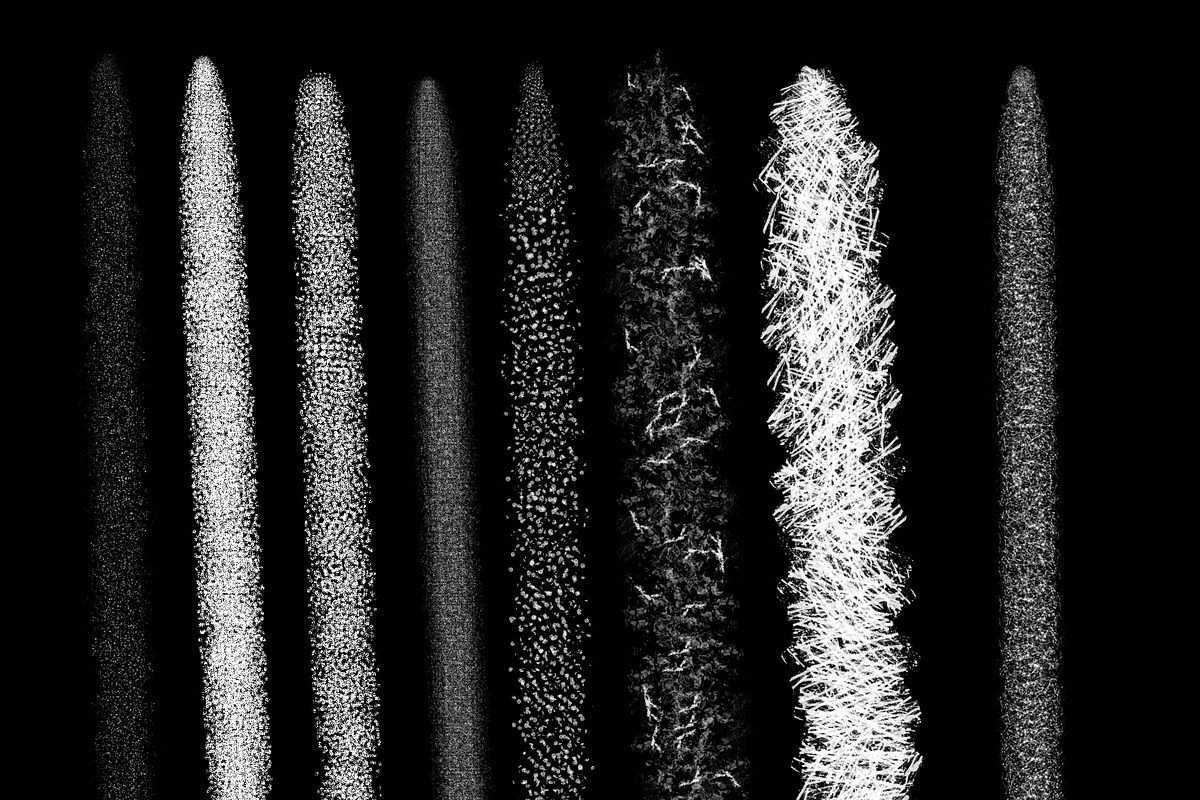 over 60 stipple brushes procreate, a Brush Add-On by Endete & Mazak brushes (Photo 6 of 8)