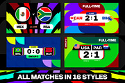 World Cup 2026 Graphics Mega Pack, a Sport Illustration by Lunarts Studio (Thumbnail 5 of 10)