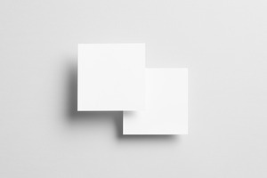 Square flyer invitation mockup JPEG, an Abstract Photo by Shablon