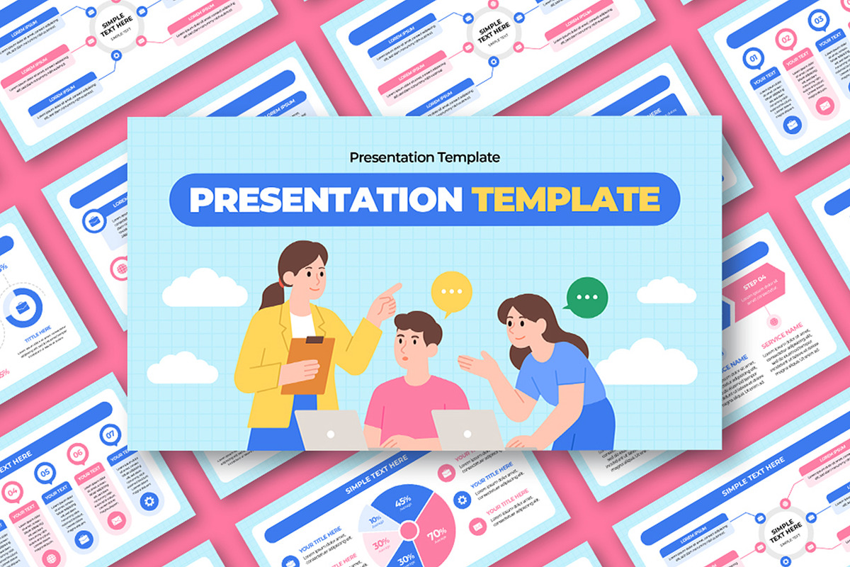 The Fresh Start: Class Report Bundle, a Presentation Template by CreativeUP (Photo 4 of 6)
