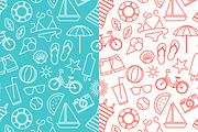 Summer vacation card and pattern, a Pattern Graphic by tetiana.svirska (Thumbnail 4 of 7)