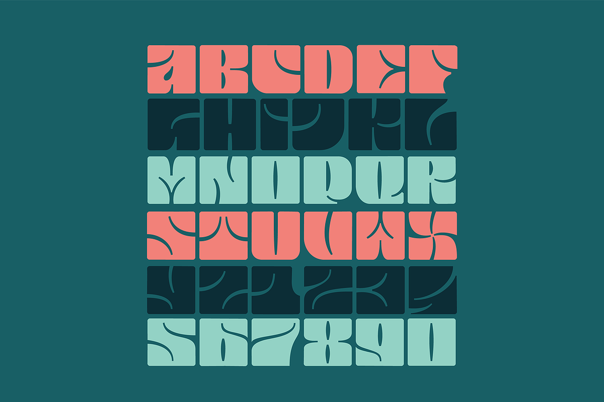 Cuatro Font, Funky Bold type 30% OFF, a Font by Francis Chouquet (Photo 2 of 5)