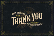 Hermona Vintage + Extras, a Serif Font by Arterfak Project (Thumbnail 12 of 13)