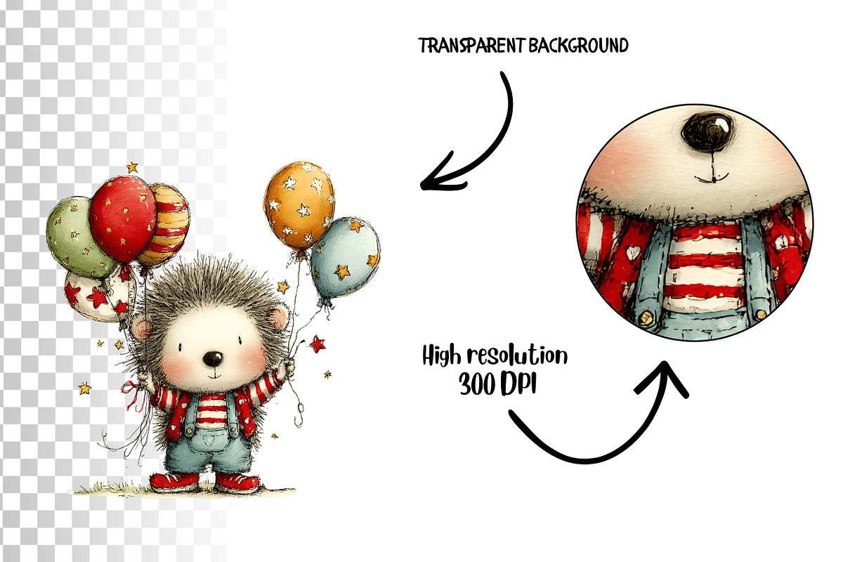 Circus Kids and Animals Clipart, a Person Illustration by Nicolle's Colorful Art (Photo 5 of 12)