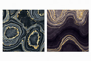 Gold Veined Agate Stone Textures, a Texture Graphic by CatJello Graphics (Thumbnail 14 of 17)
