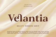 Velantia - Beauty Modern Serif Font