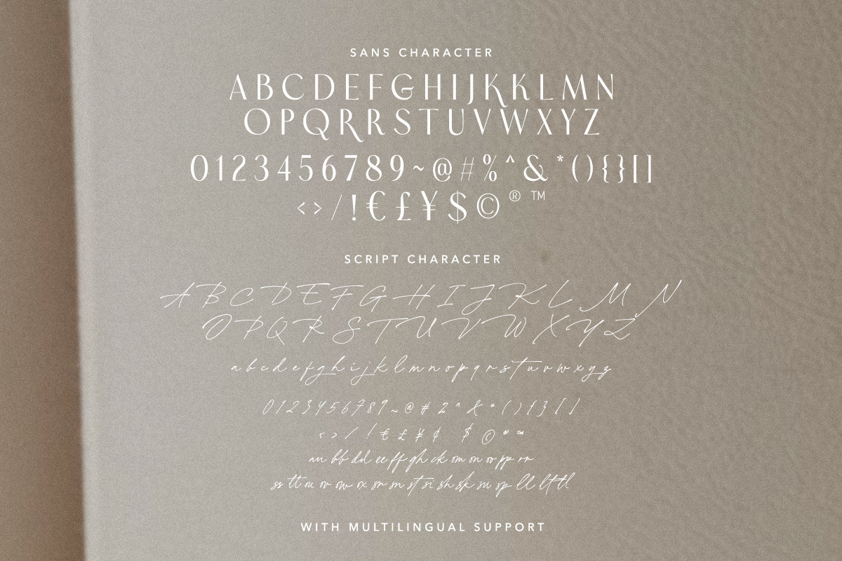 Bright Darling - Charming Font Duo, a Sans Serif Font by Sarid Ezra (Photo 9 of 9)