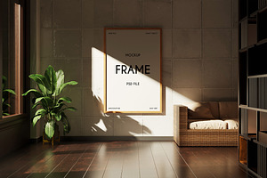 Realistic Frame Mockup, a Mockup by Modaldesain