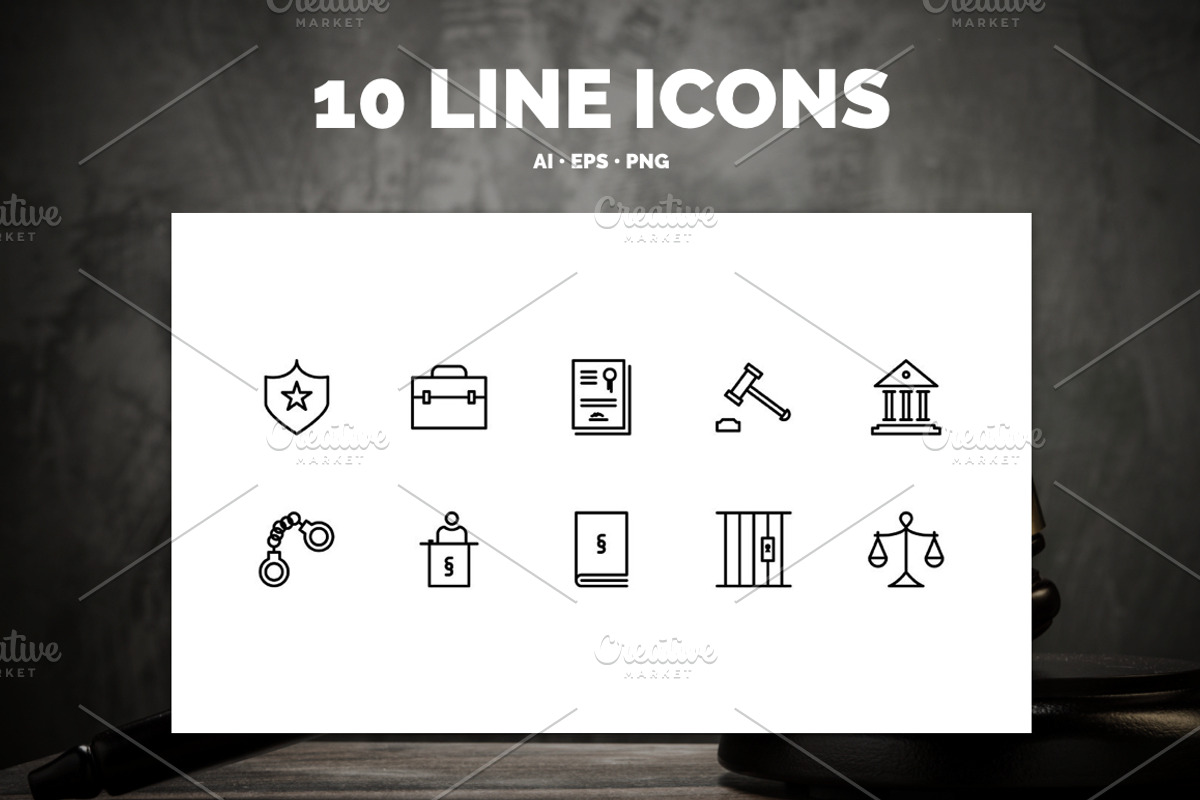 Premium »Lawyer« Icons, an Icon by IconUncle (Photo 2 of 4)