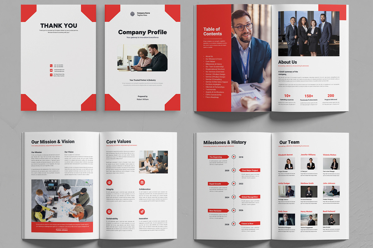 Company Profile for Construction preview 2