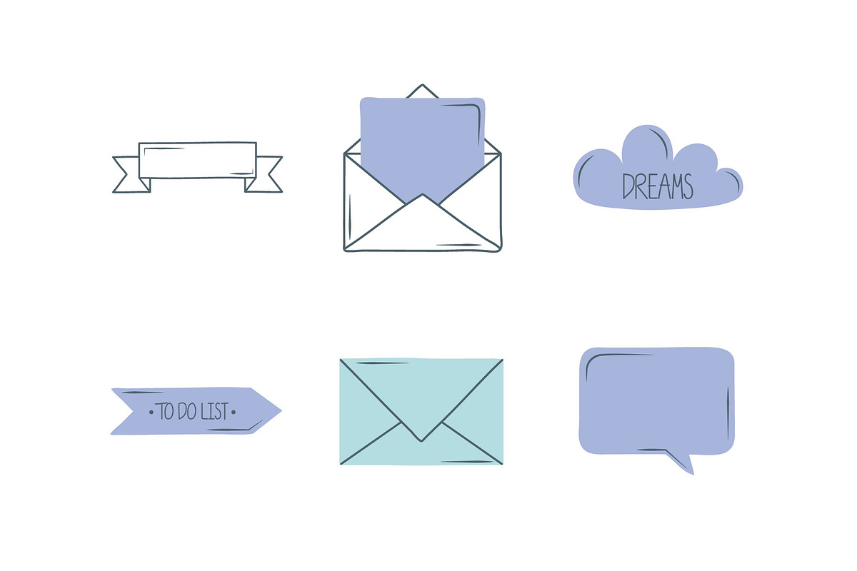 Notes and daily Icons Set, an Object Illustration by studiogstock (Photo 3 of 4)